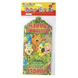 AussieSuperStore Party Essentials Jungle Party Invitations Jungle Party Invitations | Kids Party Invitation 9331468030973 PAS112